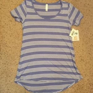 Lularoe Classic Tee with stripes